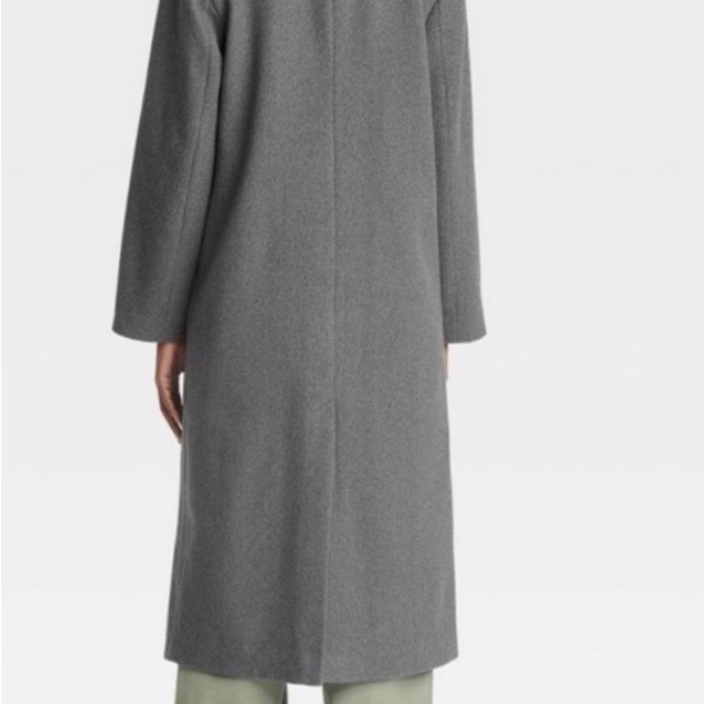 Faux Wool Topcoat